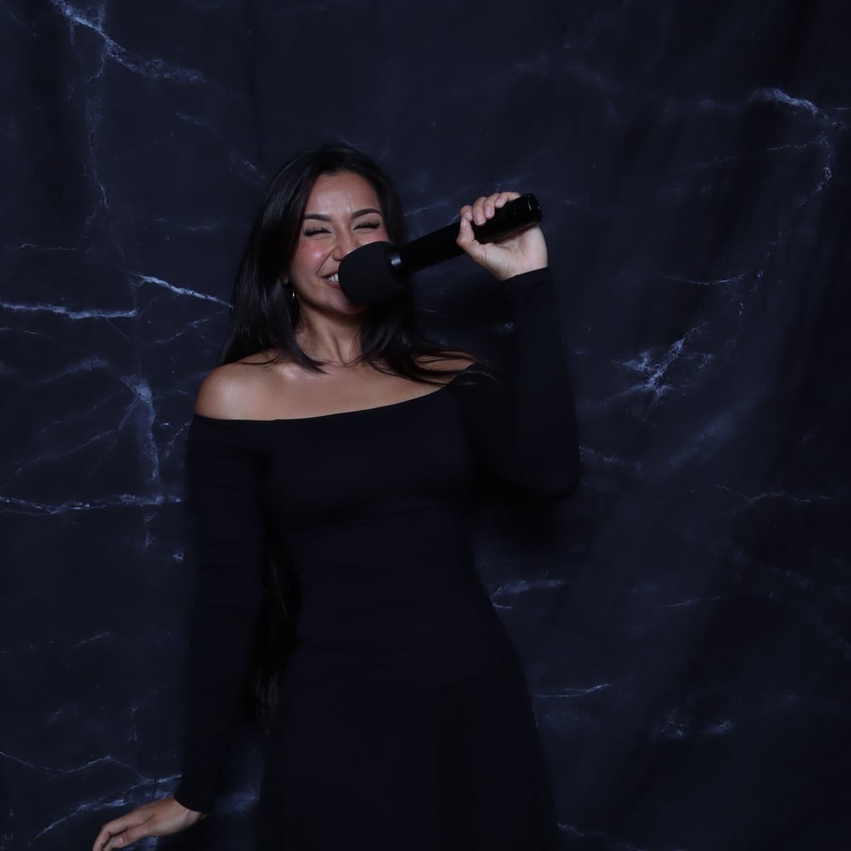 an after-dark solo portrait
